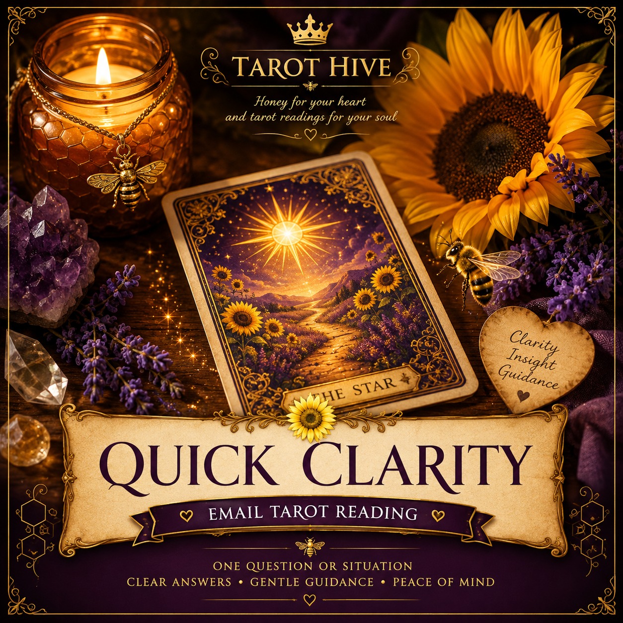 Tarot Hive Quick Clarity Email Tarot Reading